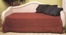 wicker sleeper sofa
