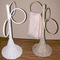 countertop wicker towel rings